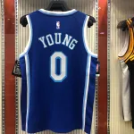 Los Angeles Lakers Retro Nick Young #0 Blau Herren Trikot