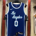 Los Angeles Lakers Retro Nick Young #0 Blau Herren Trikot