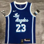 Los Angeles Lakers Retro LeBron James #23 Blue Men’s Jersey