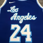 Los Angeles Lakers Retro Kobe Bryant #24 Blue Men’s Jersey