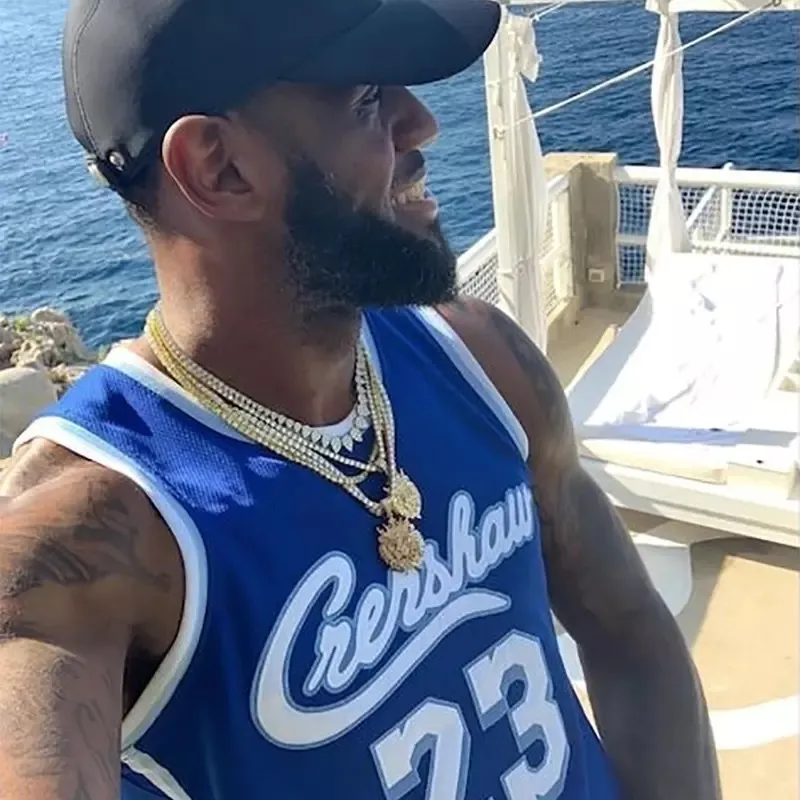 Los Angeles Lakers Retro Latin Singer Collaboration Anthony Davis #3 Blue Men’s Jersey