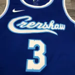Los Angeles Lakers Retro Latin Singer Collaboration Anthony Davis #3 Blue Men’s Jersey