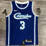 Los Angeles Lakers Retro Latin Singer Collaboration Anthony Davis #3 Blue Men’s Jersey