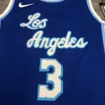 Los Angeles Lakers Retro Anthony Davis #3 Blue Men’s Jersey