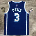 Los Angeles Lakers Retro Anthony Davis #3 Blue Men’s Jersey