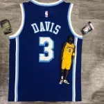Los Angeles Lakers Retro Anthony Davis #3 Blue Men’s Jersey