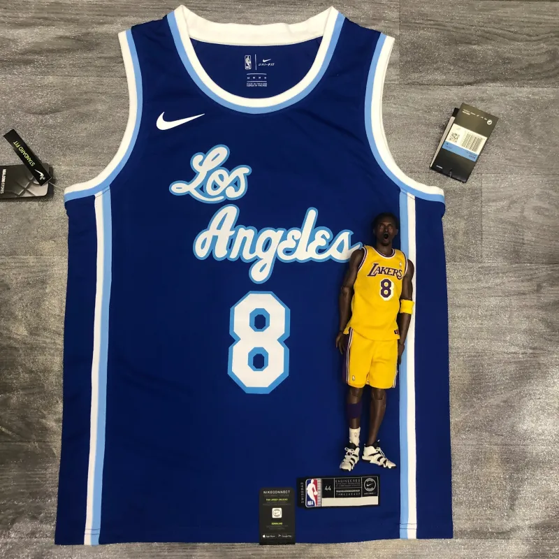 Los Angeles Lakers Retro Kobe Bryant #8 Blue Men’s Jersey