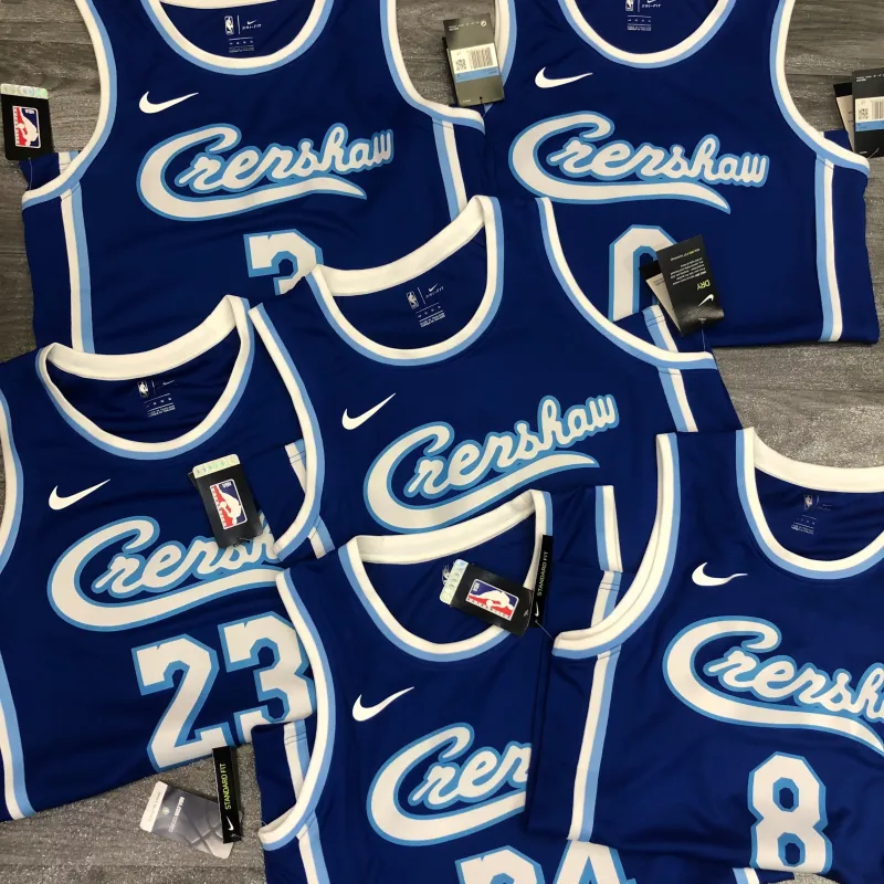 Los Angeles Lakers Retro Latin Singer Collaboration LeBron James #23 Blue Men’s Jersey
