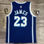 Los Angeles Lakers Retro Latin Singer Collaboration LeBron James #23 Blue Men’s Jersey