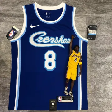 Los Angeles Lakers Retro Latin Singer Collaboration Kobe Bryant #8 Blue Men's Jersey