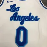 Los Angeles Lakers Retro Nick Young #0 White Men’s Jersey