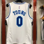 Los Angeles Lakers Retro Nick Young #0 White Men’s Jersey