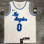 Los Angeles Lakers Retro Nick Young #0 White Men’s Jersey