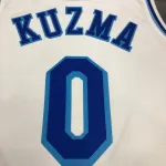 Los Angeles Lakers Retro Kyle Kuzma #0 White Men’s Jersey