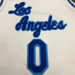Los Angeles Lakers Retro Kyle Kuzma #0 White Men’s Jersey