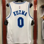 Los Angeles Lakers Retro Kyle Kuzma #0 White Men’s Jersey