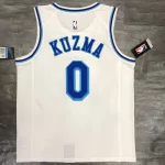 Los Angeles Lakers Retro Kyle Kuzma #0 White Men’s Jersey