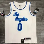 Los Angeles Lakers Retro Kyle Kuzma #0 White Men’s Jersey