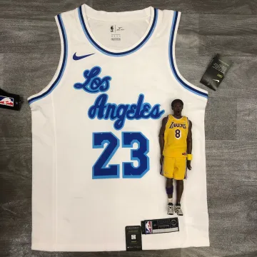 Los Angeles Lakers Retro LeBron James #23 Wit Herenshirt