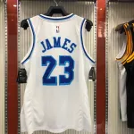 Los Angeles Lakers Retro LeBron James #23 White Men’s Jersey