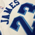 Los Angeles Lakers Retro LeBron James #23 White Men’s Jersey