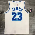 Los Angeles Lakers Retro LeBron James #23 White Men’s Jersey