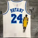 Los Angeles Lakers Retro Latin Singer Collaboration Kobe Bryant #24 White Men’s Jersey