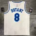Los Angeles Lakers Retro Latin Singer Collaboration Kobe Bryant #8 White Men’s Jersey