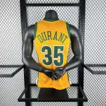 Maglia da uomo dei Seattle SuperSonics, modello Mitchell & Ness Classic Yellow, Kevin Durant #35, stagione 2007-08.