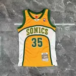 Maglia da uomo dei Seattle SuperSonics, modello Mitchell & Ness Classic Yellow, Kevin Durant #35, stagione 2007-08.