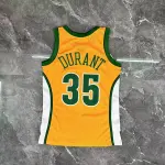 Maglia da uomo dei Seattle SuperSonics, modello Mitchell & Ness Classic Yellow, Kevin Durant #35, stagione 2007-08.