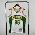 Seattle SuperSonics Mitchell & Ness Classic White Kevin Durant #35 Herren-Trikot der Saison 2007/08