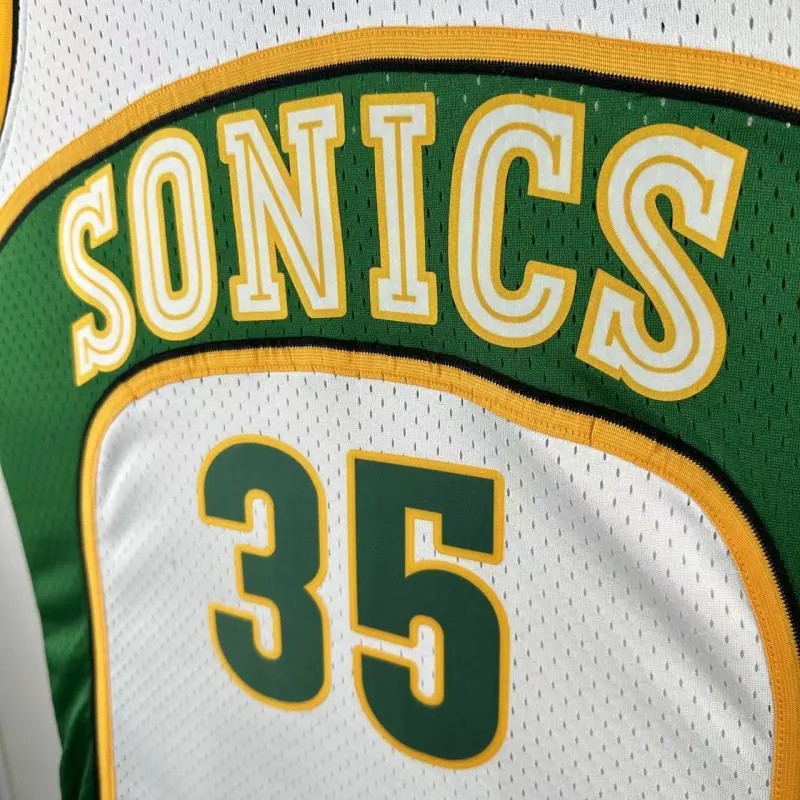 Seattle SuperSonics Mitchell & Ness Classic White Kevin Durant #35 Herren-Trikot der Saison 2007/08