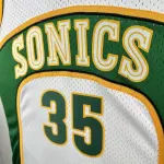 Seattle SuperSonics Mitchell & Ness Classic White Kevin Durant #35 Herren-Trikot der Saison 2007/08