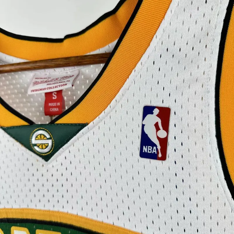 Seattle SuperSonics Mitchell & Ness Classic White Kevin Durant #35 Herren-Trikot der Saison 2007/08