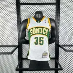 Seattle SuperSonics Mitchell & Ness Classic White Kevin Durant #35 Herren-Trikot der Saison 2007/08