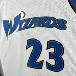 2001-02 Washington Wizards Mitchell & Ness Classic White Michael Jordan #23 Men’s Jersey