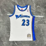 2001-02 Washington Wizards Mitchell & Ness Classic White Michael Jordan #23 Men’s Jersey