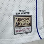 2011/12 Dallas Mavericks Mitchell & Ness Retro White Dirk Nowitzki #41 Men’s Jersey