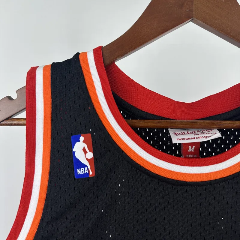 2013/14 Miami Heat Mitchell & Ness Retro Dwyane Wade #3 Camisola para homem