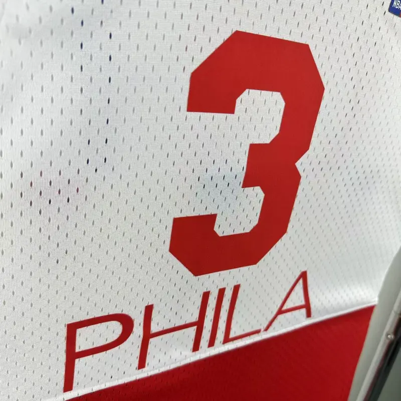 Maglia da uomo Philadelphia 76ers Mitchell & Ness Retro Allen Iverson #3