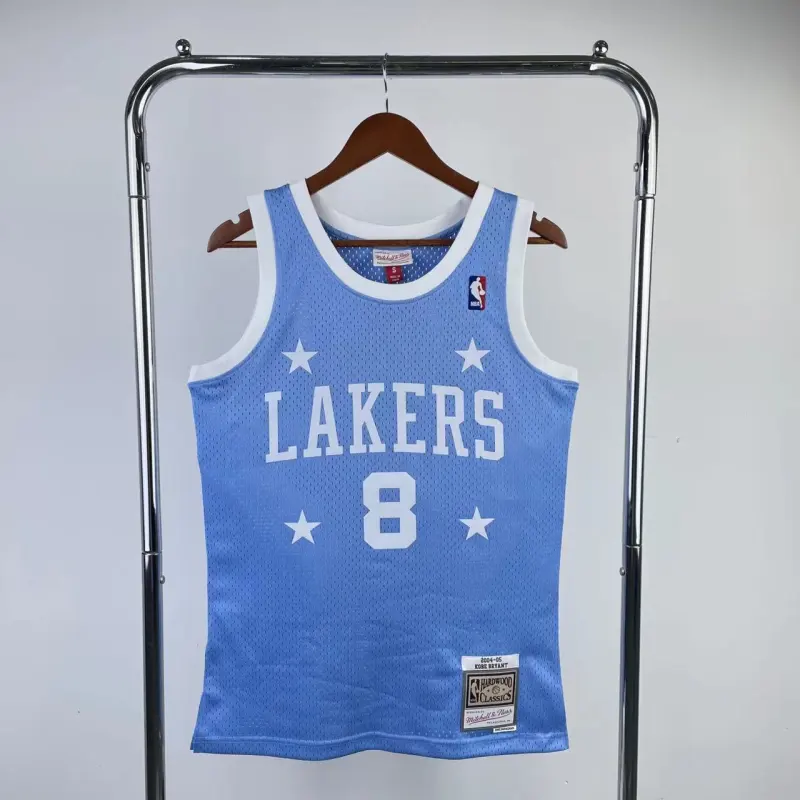 Camisa masculina Mitchell & Ness Retro Kobe Bryant #8 dos Los Angeles Lakers da época 2004/05