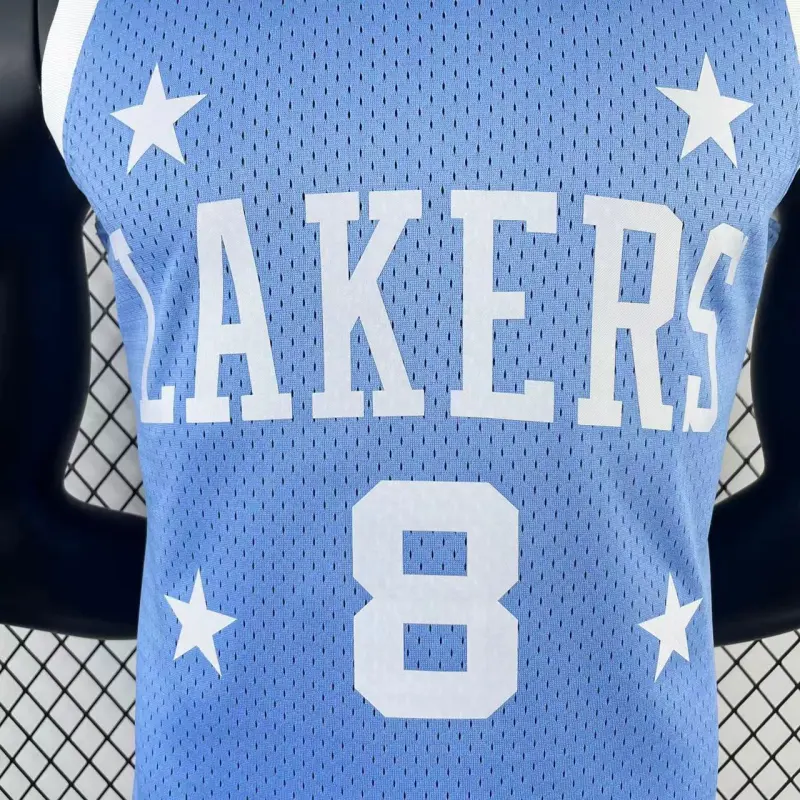 Camisa masculina Mitchell & Ness Retro Kobe Bryant #8 dos Los Angeles Lakers da época 2004/05