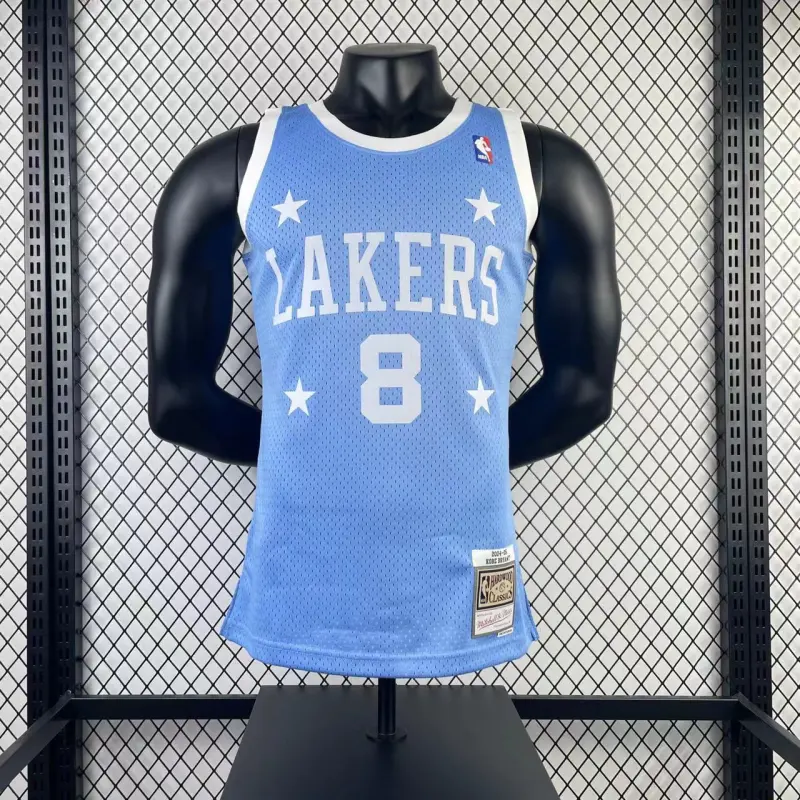 Camisa masculina Mitchell & Ness Retro Kobe Bryant #8 dos Los Angeles Lakers da época 2004/05