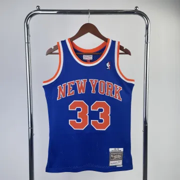 New York Knicks Mitchell & Ness Classic Blue Patrick Ewing #33 Jersey | NBA Swingman Jersey