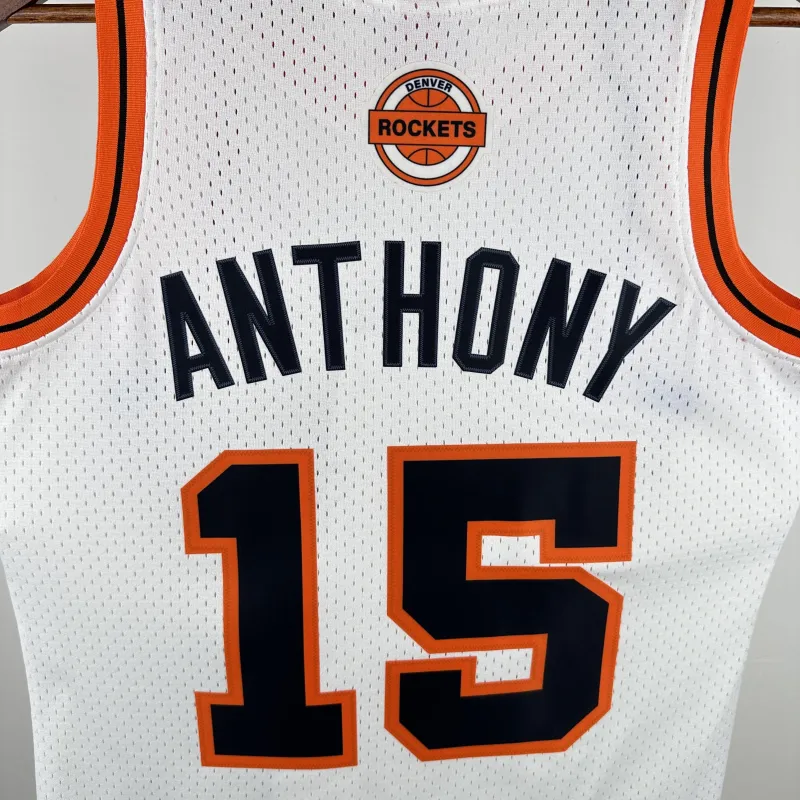 2006/07 Denver Nuggets Mitchell & Ness Retro Carmelo Anthony #15 Men’s Jersey