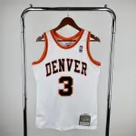 Maglia da uomo retrò dei Denver Nuggets, modello Mitchell & Ness, 2006/07, Allen Iverson #3 2006/07 Denver Nuggets Mitchell & Ness Retro Allen Iverson #3 Men’s Jersey