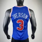 Philadelphia 76ers Mitchell & Ness Retro Blue Allen Iverson #3 Men’s Jersey