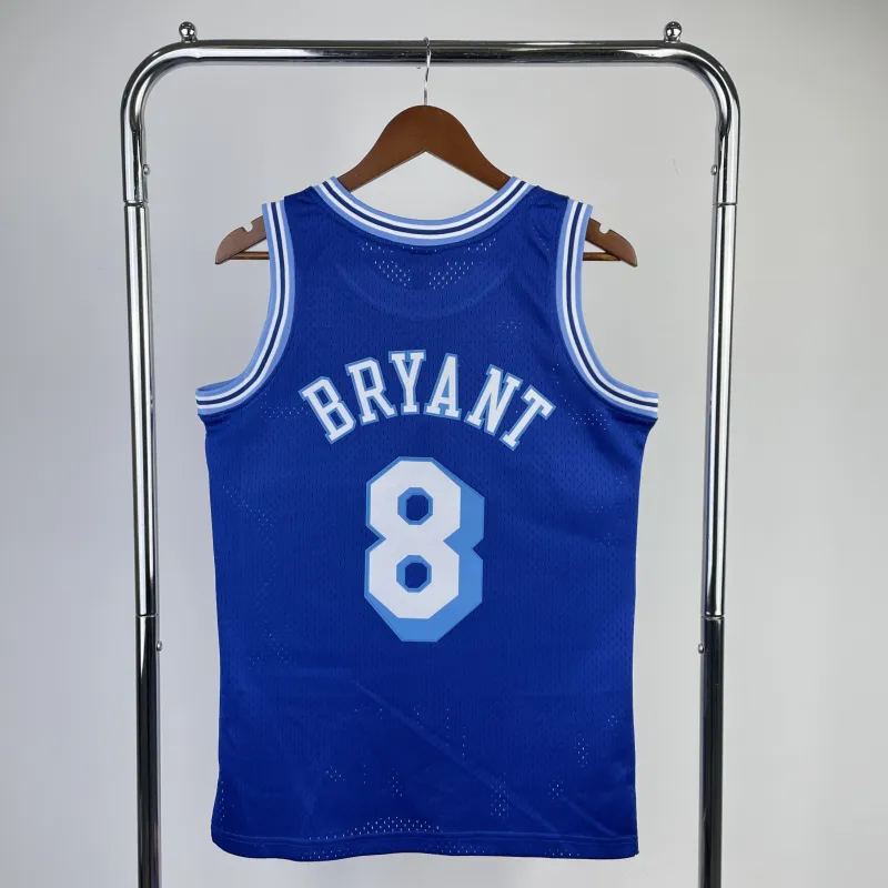 1996/97 Los Angeles Lakers Mitchell & Ness Retro Kobe Bryant #8 Blue Men’s Jersey