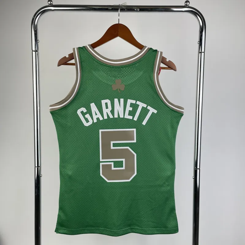 2008/09 Boston Celtics Mitchell & Ness Retro Kevin Garnett #5 Men’s Jersey